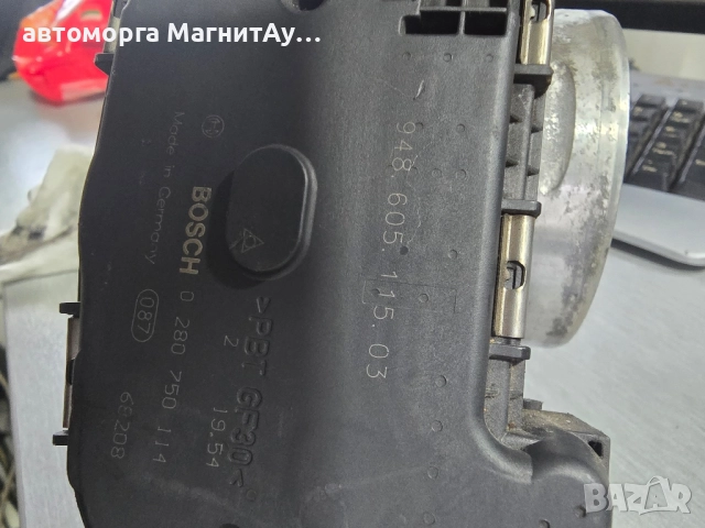 Дроселова клапа Porsche Cayenne Порше 0280750114 / 94860511503, снимка 2 - Части - 51986407