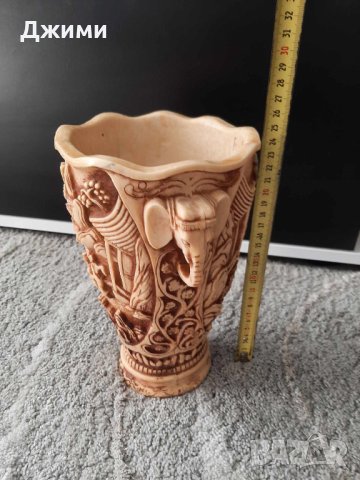 перфектна азиатска ваза, снимка 4 - Антикварни и старинни предмети - 41762486
