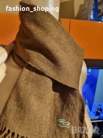 Мъжки шал Lacoste( вълна), снимка 6 - Шалове - 52321051