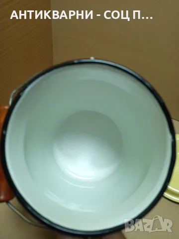 Соц Стара Емайлирана Съдинка Съд., снимка 6 - Антикварни и старинни предмети - 49715310