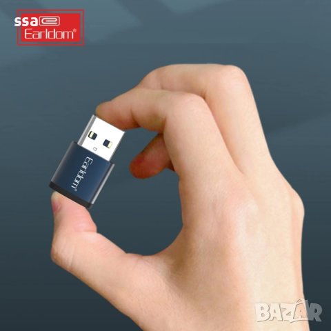 Earldom адаптер Type-C към USB 3.0 - OT61-EU, снимка 7 - USB кабели - 41320698