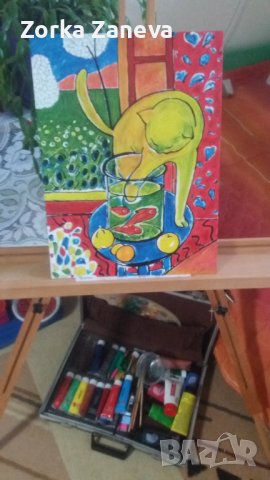 Картина 42/32 см,рисувана на ръка.