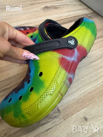 Оригинални топли шикозни чехли CROCS! 42-43 н, снимка 2 - Мъжки чехли - 51253950