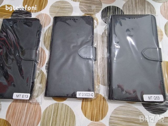 Motorola Moto E13 , G13 , G23 , G53  луксозен кожен тефтер