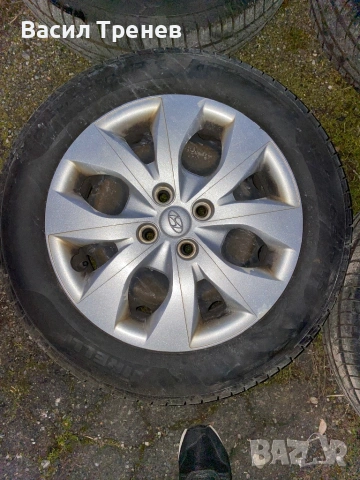 Хюндай И20 гуми с джанти и тасове плюс подарък датчици за налягане, снимка 2 - Гуми и джанти - 53127010