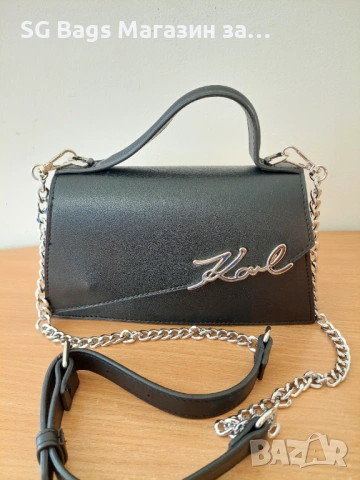 Karl lagerfeld дамска чанта през рамо код 226, снимка 6 - Чанти - 40691751
