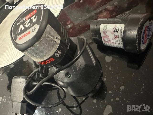 Батерии и зарядно Bosch 12v, снимка 1