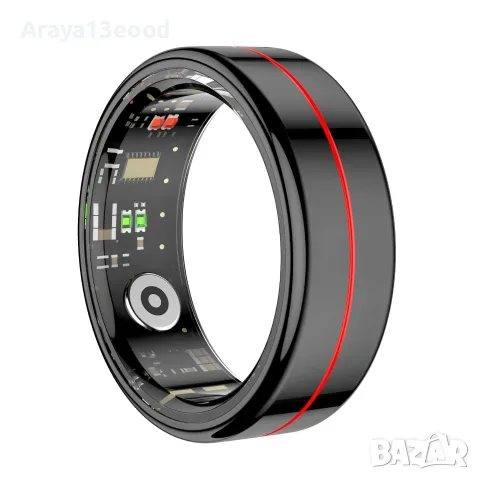 R04 Smart Ring – смарт пръстен с измерване на пулс, кислород, сън и физическа активност, размер 10, снимка 2 - Смарт гривни - 56165325