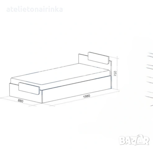 Детско легло Съни, снимка 2 - Мебели за детската стая - 46385167