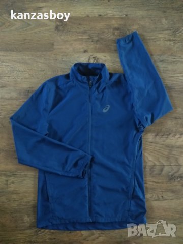 Asics Core Running Jacket en Azul - страхотно мъжко горнище КАТО НОВО, снимка 7 - Спортни дрехи, екипи - 40958387