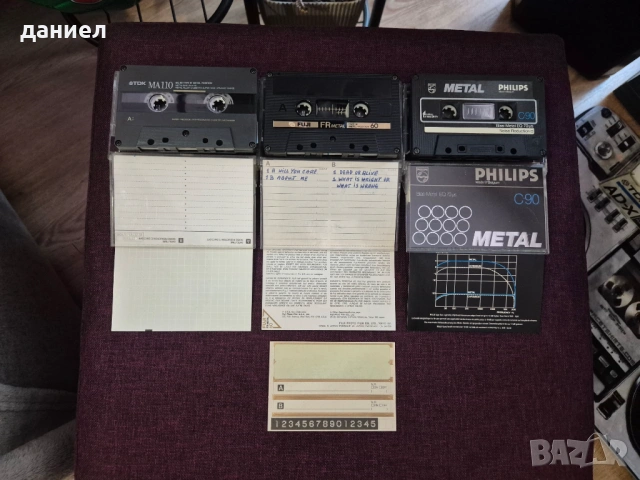 Три метални аудио касети TDK MA110, FUJI FR METAL 60 и PHILIPS METAL C90 + подарък, снимка 7 - Аудио касети - 53712204