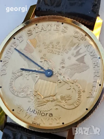 швейцарски механичен часовник Jubilora, снимка 3 - Мъжки - 56353309