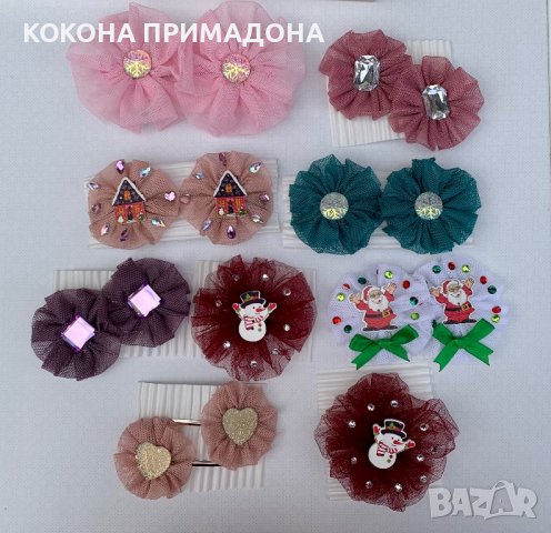 Фиби с декорация , снимка 2 - Аксесоари за коса - 38758245