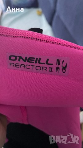  Неопрен O'NEILL Womens Reactor II 3/2mm Back Zip Wetsuit, снимка 4 - Водни спортове - 41407455