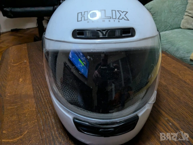 Мото каска HELIX Activy – Бяла (Full Face), снимка 4 - Аксесоари и консумативи - 52916709