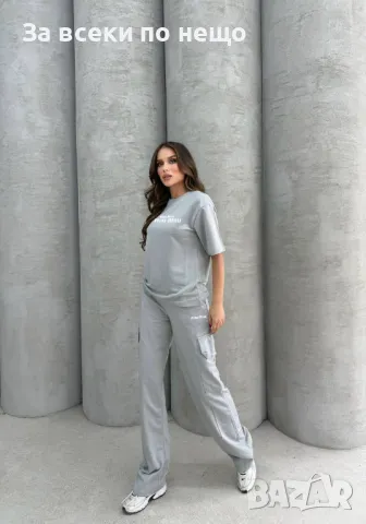 Miu Miu Дамски Спортен Комплект Тениска И Долнище🔝Дамски Спортен Екип Миу Миу - 4 Цвета Код LFS339, снимка 6 - Спортни екипи - 49612852