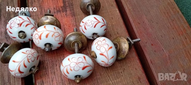 6бр стари порцеланови топки за скрин,шкаф
