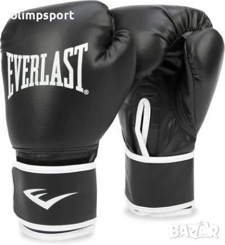 Тренировъчни ръкавици за бокс Everlast Core 2, L/XL, Черни (31070102) , снимка 1 - Бокс - 48290556