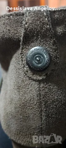 Дамски боти Calvin Klein от естествена кожа 39, снимка 5 - Дамски боти - 47981560