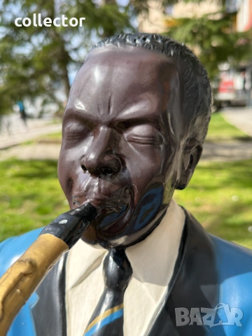 Декоративна фигура на джаз музикант. №7953, снимка 5 - Колекции - 53825705