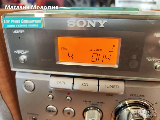 Аудиосистема SONY CMT-EP505 с две тонколони. Радио и диск работят без проблем, касетата свири много , снимка 13 - Аудиосистеми - 48443757