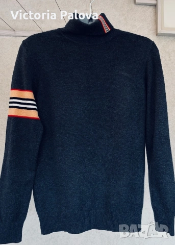 Оригинално поло BURBERRY LONDON, ENGLAND унисекс, снимка 5 - Пуловери - 53740556