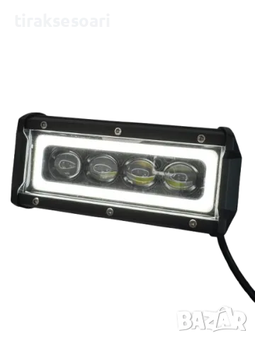 ТОП ОБЯВА Стойка за номер Ролбар с халогени фарове 2 броя по 80W 9-30V, снимка 2 - Аксесоари и консумативи - 49624283