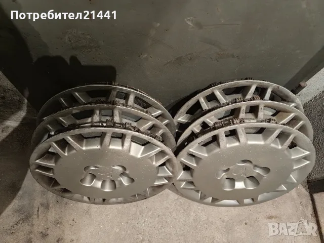 Тасове оригинални Mitsubishi 15 цола, снимка 2 - Аксесоари и консумативи - 55729586