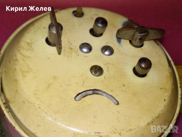 SHANGHAI CHINA Стар РЯДЪК КОЛЕКЦИОНЕРСКИ РЕТРО МЕХАНИЧЕН КИТАЙСКИ БУДИЛНИК ШАНХАЙ 30822, снимка 6 - Антикварни и старинни предмети - 44548944