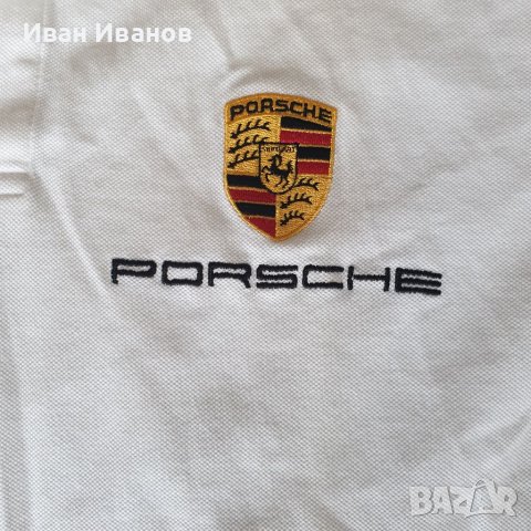 Блуза/тениска PORSCHE  размер S-M, снимка 5 - Тениски - 40997877