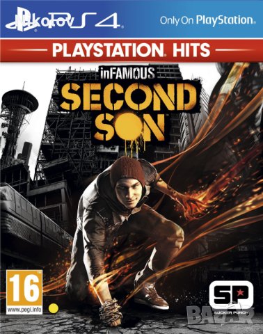 Infamous second son PS4 (Съвместима с PS5), снимка 1 - Игри за PlayStation - 40489286