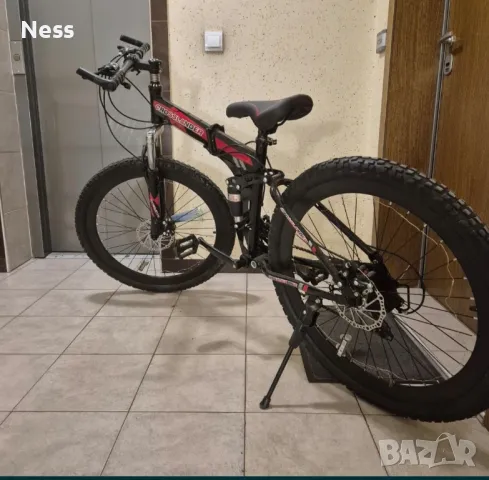 Сгъваем Велосипед Crosslander CrossCompact 26″ Сгъваема Рамка 450мм, снимка 4 - Велосипеди - 50385625