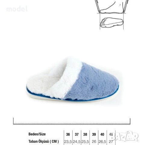 Дамски, домашни чехли, снимка 9 - Чехли - 42443061