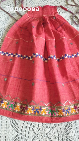 Автентична престилка от Хърцойска носия, снимка 2 - Антикварни и старинни предмети - 53400613