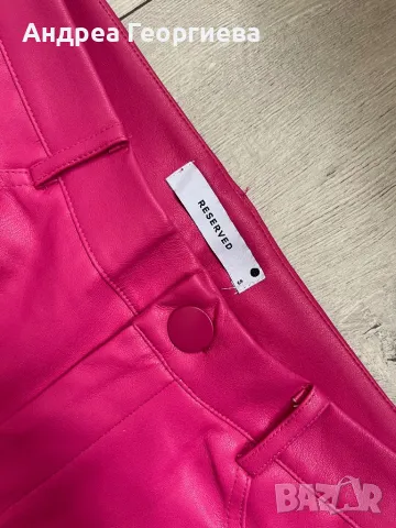 Кожен панталон Reserved, снимка 4 - Панталони - 49894174