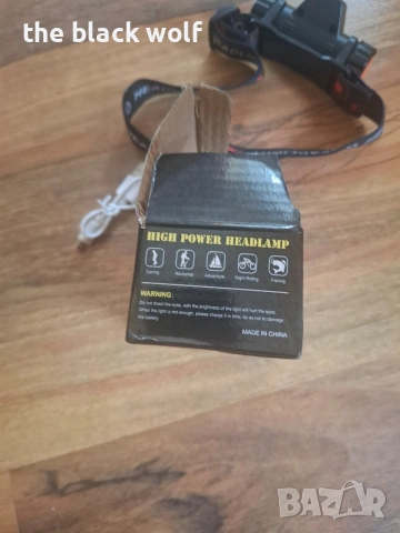 Нов LED челник с USB зареждане – High Power Headlamp, снимка 3 - Друга електроника - 53452729
