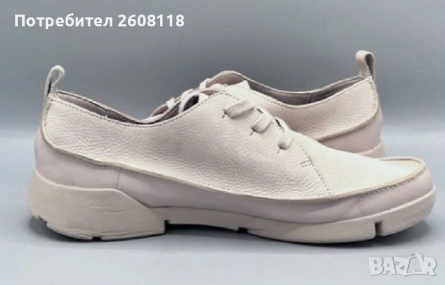 Дамски обувки CLARKS Trigenic Бежови - № 40, естествена мека кожа, снимка 5 - Дамски ежедневни обувки - 53491680