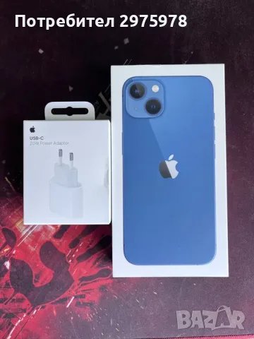iPhone 13 128gb Blue, снимка 3 - Apple iPhone - 56097427