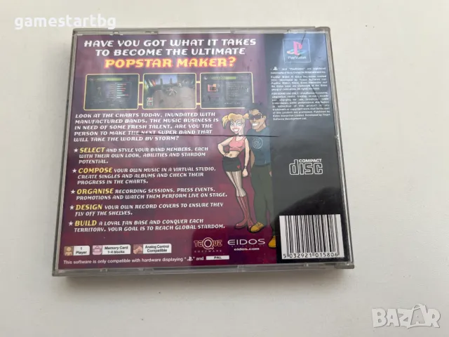 Popstar Maker за PS1, снимка 2 - Игри за PlayStation - 49349496