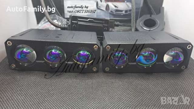 Bi-Led прожектори с 3000k/6000k 80W (IP67-68прахо/водоустойчиви) Мощни, снимка 1