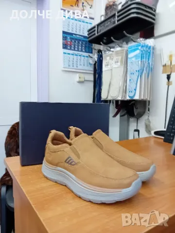 Мъж.спортни м758 сини и камел, снимка 6 - Ежедневни обувки - 49434324