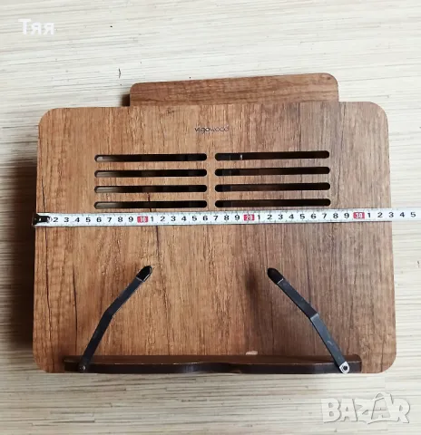 Сгъваема дървена стойка за книги, таблети и др., снимка 5 - Други - 47601993