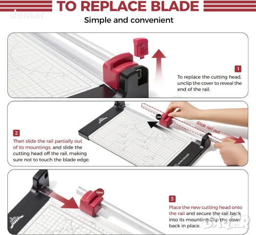 Ротационен тример за хартия JIELISI, до 10 листа, дължина на рязане 30 см, снимка 8 - Други - 51743895