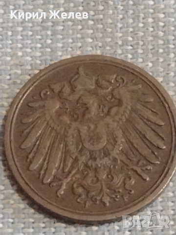 Три монети DEUTCHES REICH PFENNIG Германия стари редки за КОЛЕКЦИЯ 31453, снимка 3 - Нумизматика и бонистика - 44637163