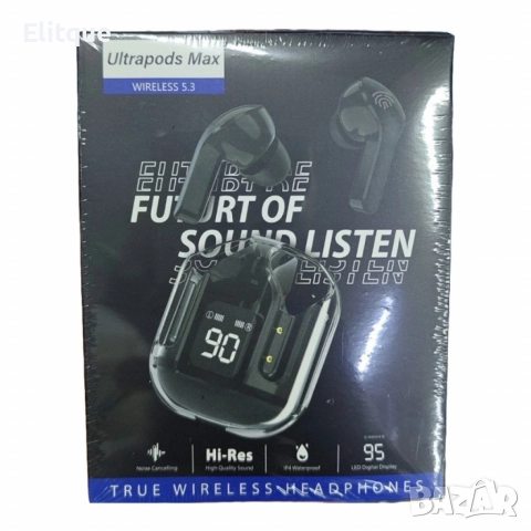 Безжични Bluetooth слушалки с LED дисплей и вграден микрофон, снимка 9 - Друга електроника - 52606768