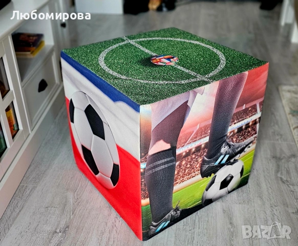 Детска футболна табуретка