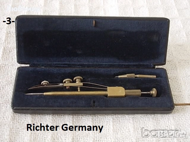 Стари чертожни инструменти - списък 1, снимка 3 - Антикварни и старинни предмети - 51754024