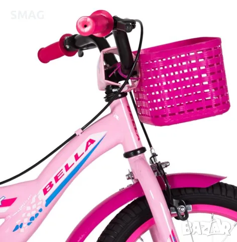 Велосипед розов с кошница 16'' (инча) - BMX S_1153841, снимка 2 - Други - 48595851