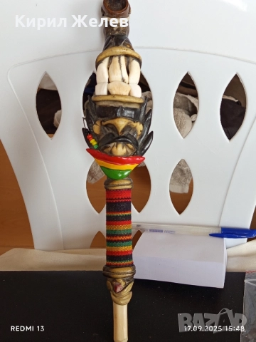 Лула за пушене сувенир от Доминиканската република за КОЛЕКЦИЯ ДЕКОРАЦИЯ 50605, снимка 8 - Други ценни предмети - 51746047