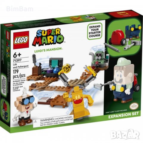 LEGO® 71397 SUPER MARIO - Luigi’s Mansion Lab and Poltergust / Супер Марио